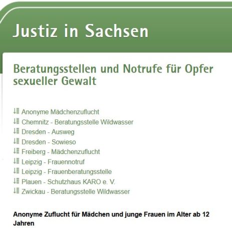 Justiz Sachsen